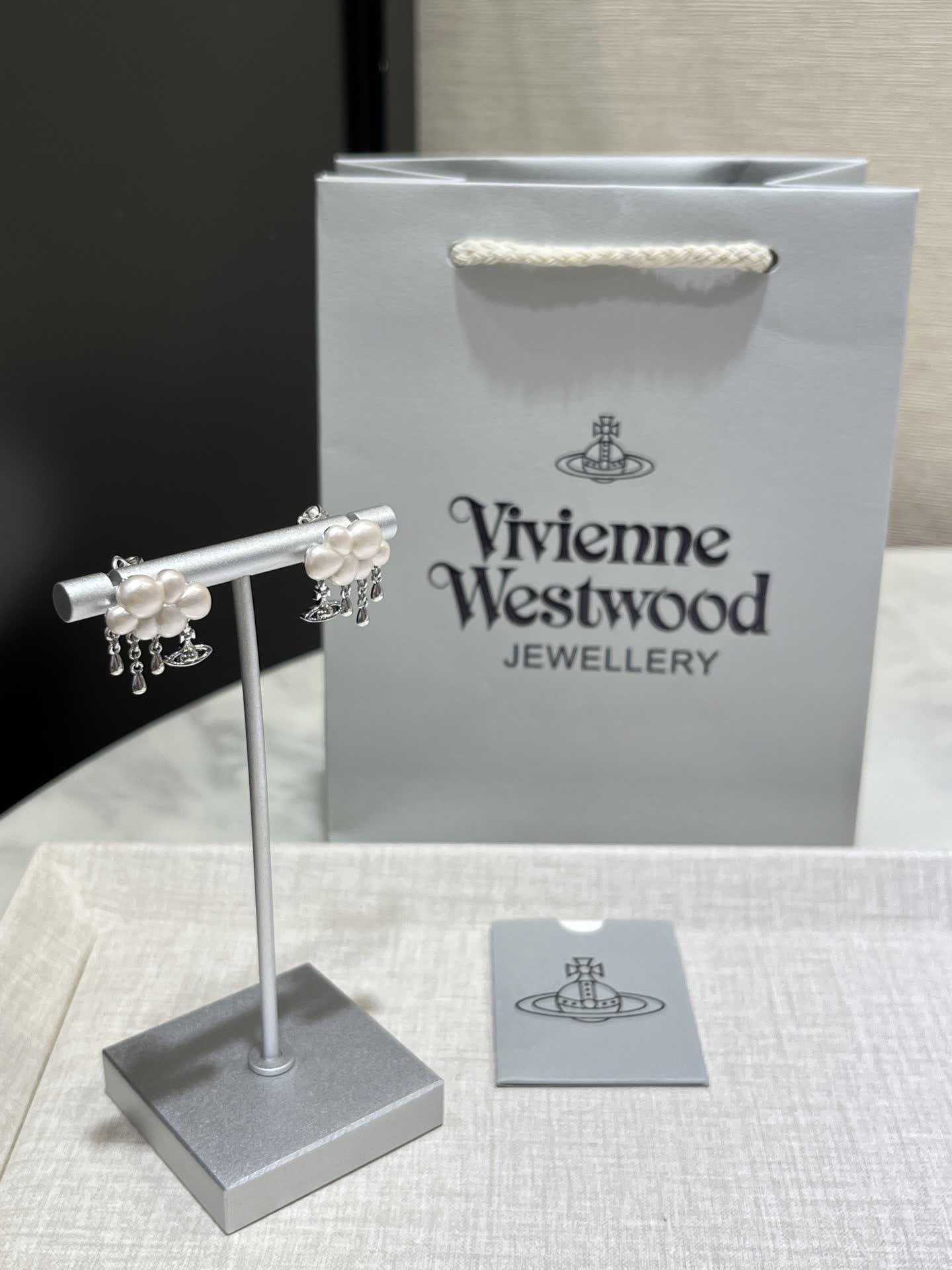 Vivienne Westwood Pearl Cluster Earrings